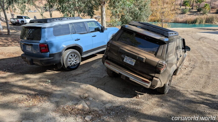 2025 Toyota 4Runner vs. Land Cruiser: Мы ездили на обоих, вот как они сравниваются | Carscoops